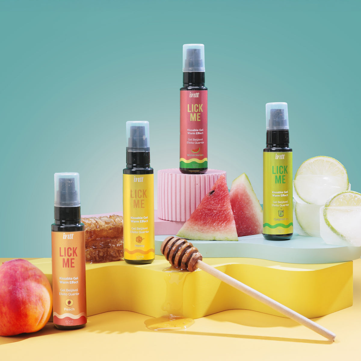 intt Lick Me Peach Warming Gel 1.6 fl.oz