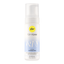 Direct studio shot of the 150 ml (5 fl oz) white pump bottle of Pjur Toy Foam intense cleaning foam with a clear cap.