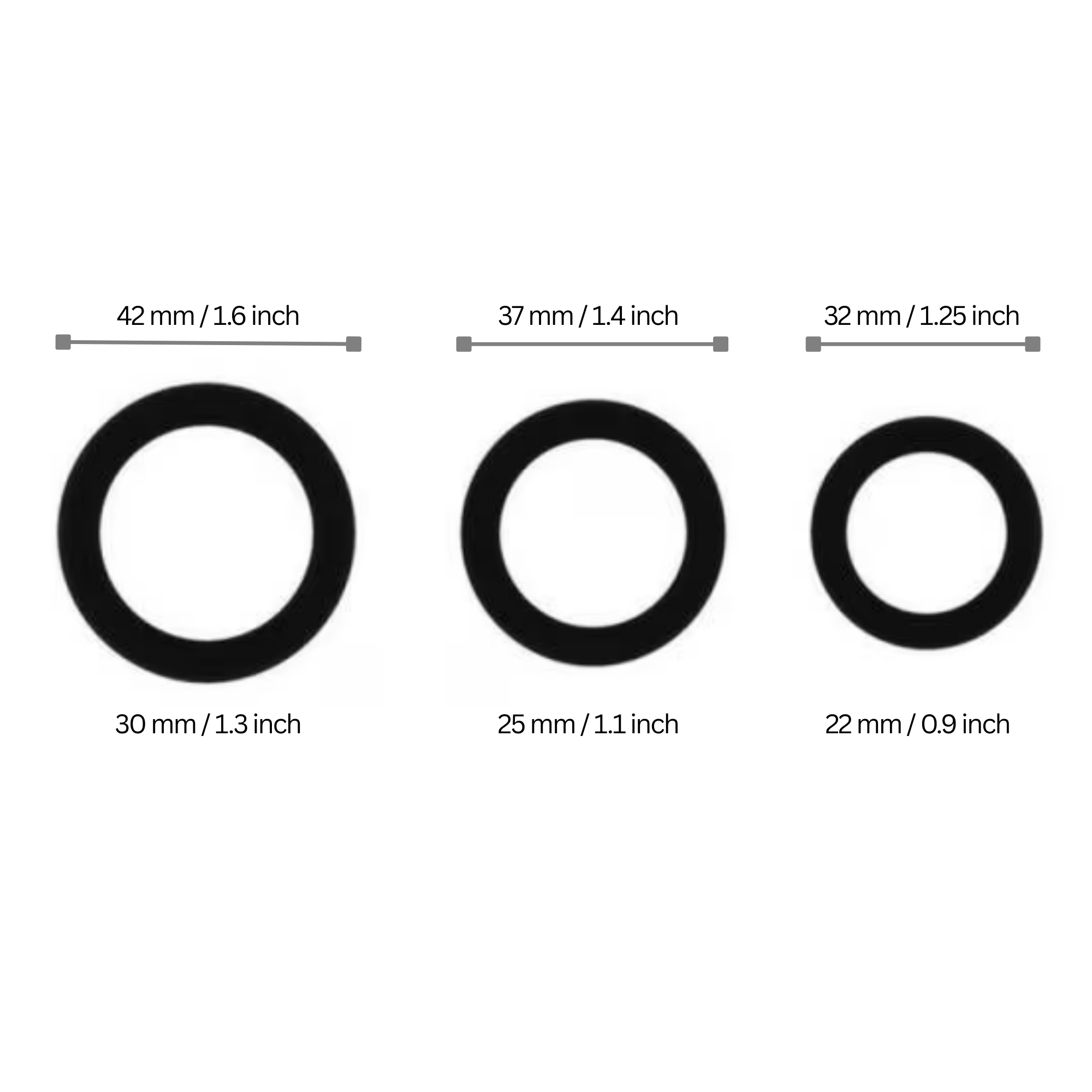 Juego de 3 anillos C SONO N°25 Imagen secundaria del producto
