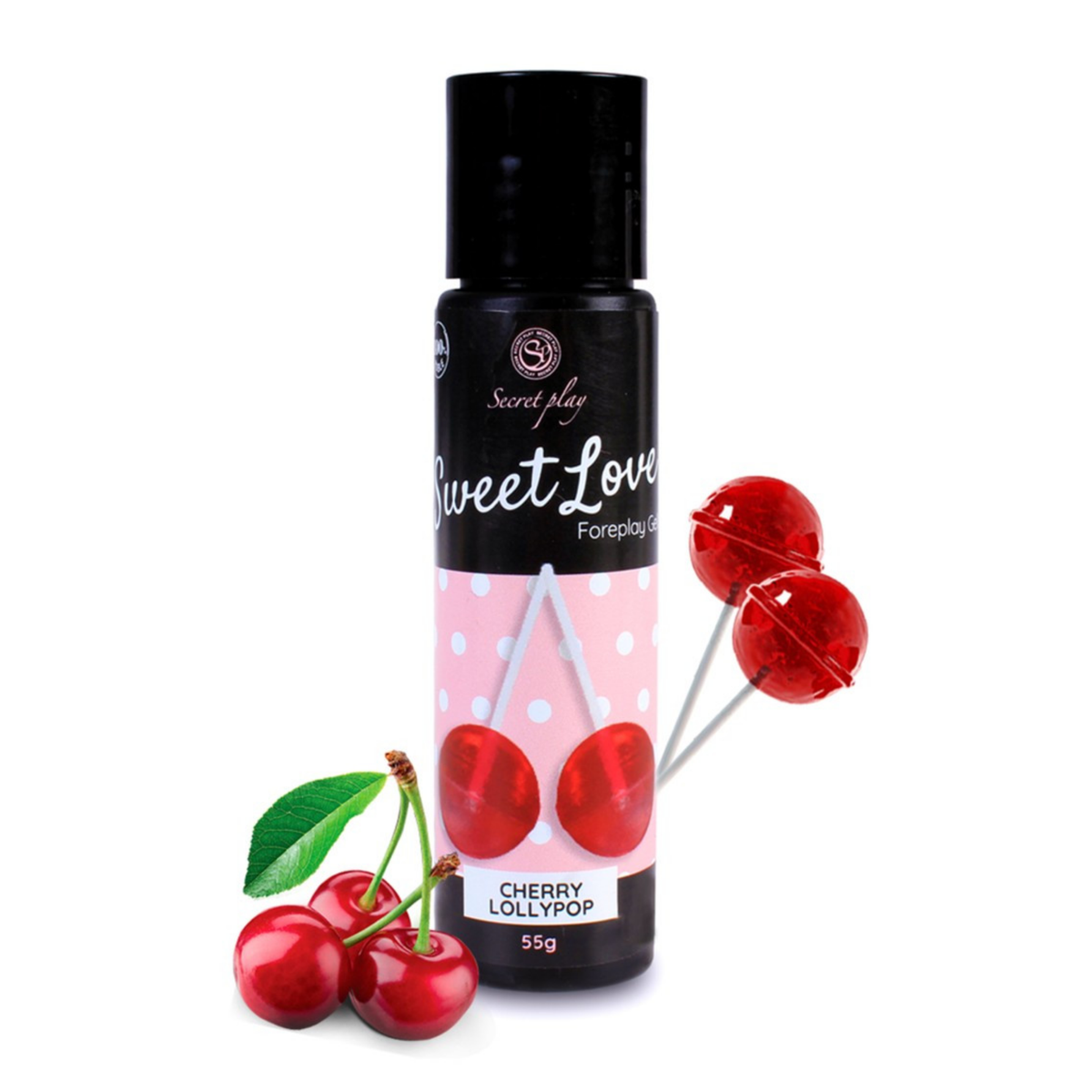 Secret Play Cherry Lollipop Gel 2 oz Imagen principal del producto