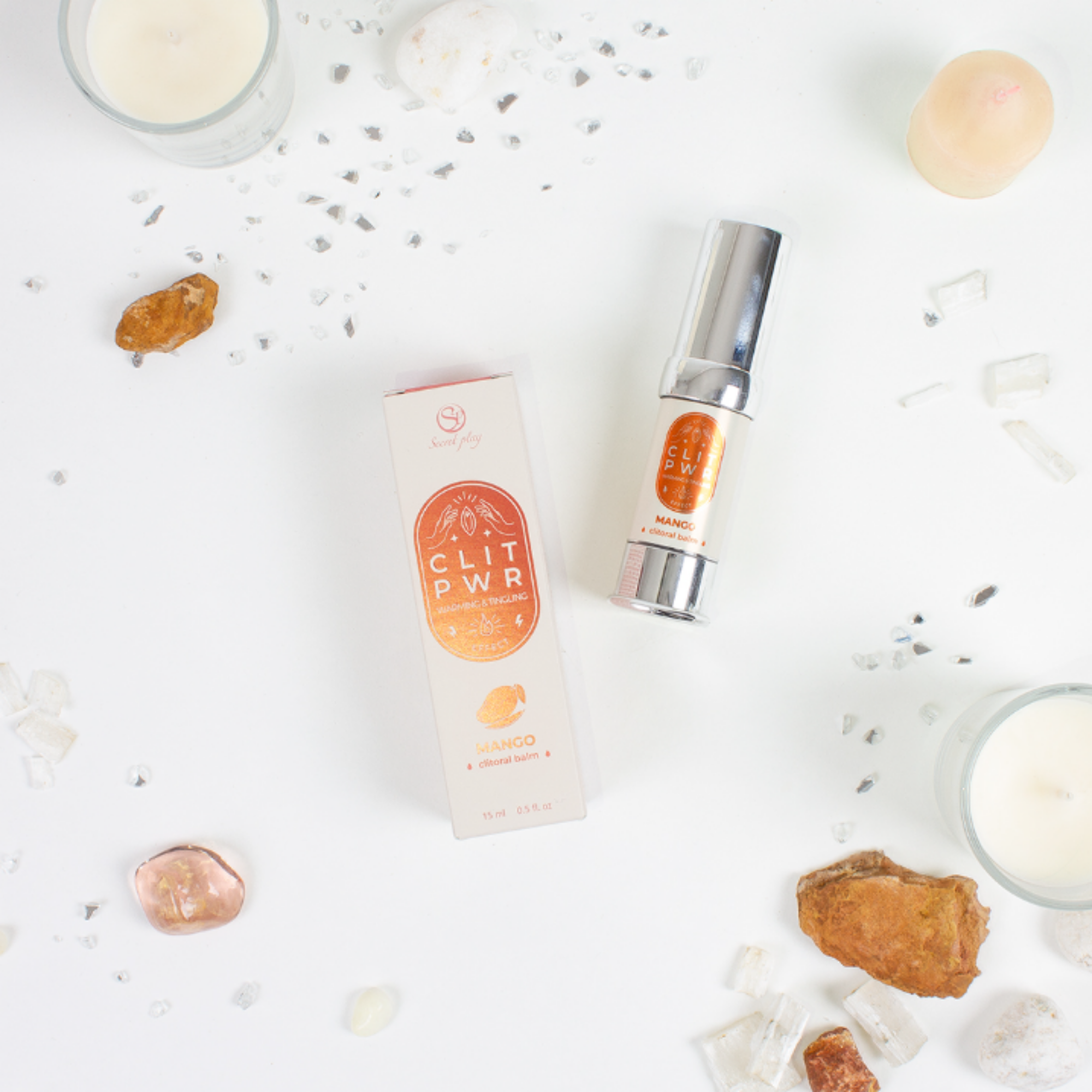Bálsamo para el clítoris Secret Play Clit Pwr Mango 15 ml Imagen secundaria del producto