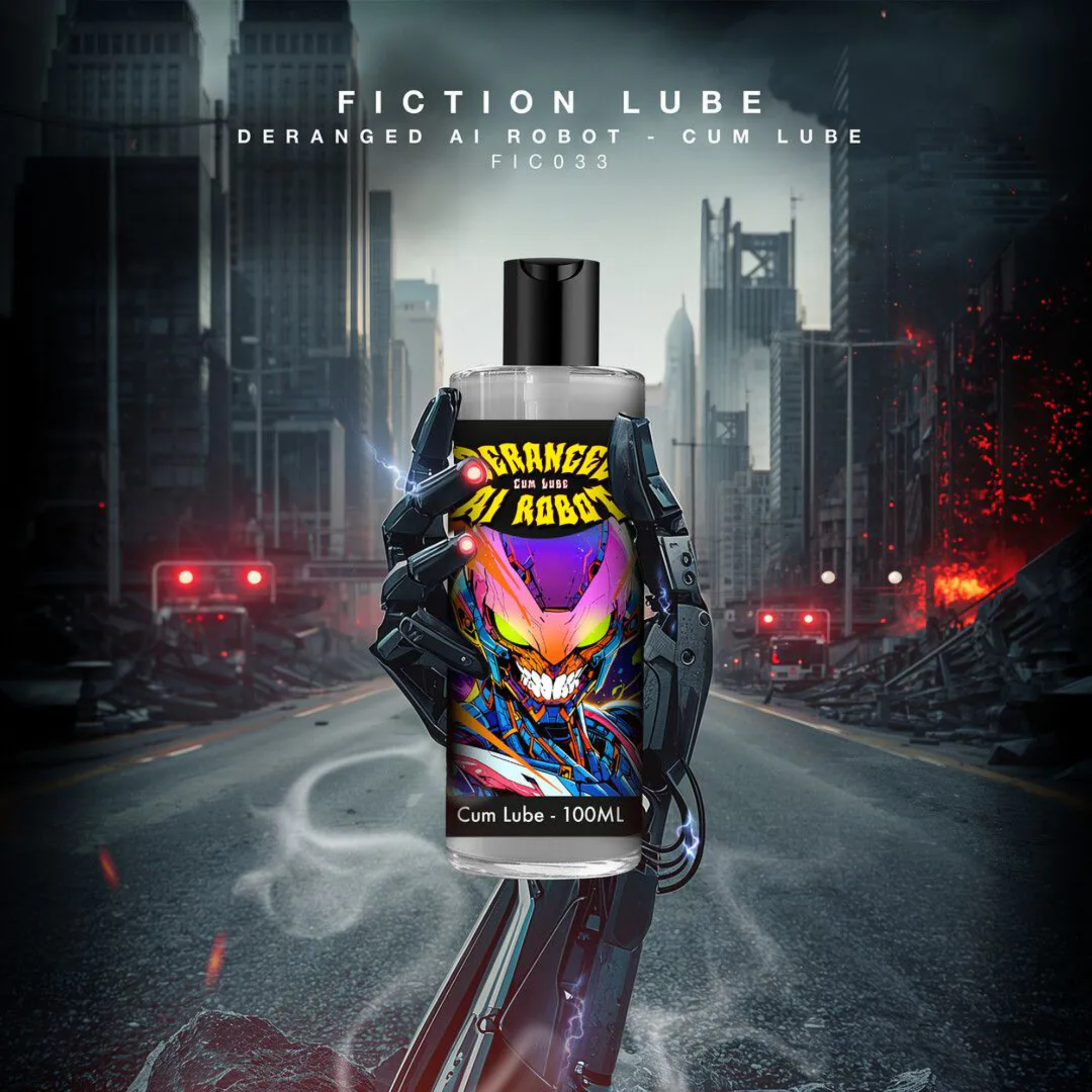 Shots Lubricante de semen de robot de IA trastornado 100 ml Imagen secundaria del producto