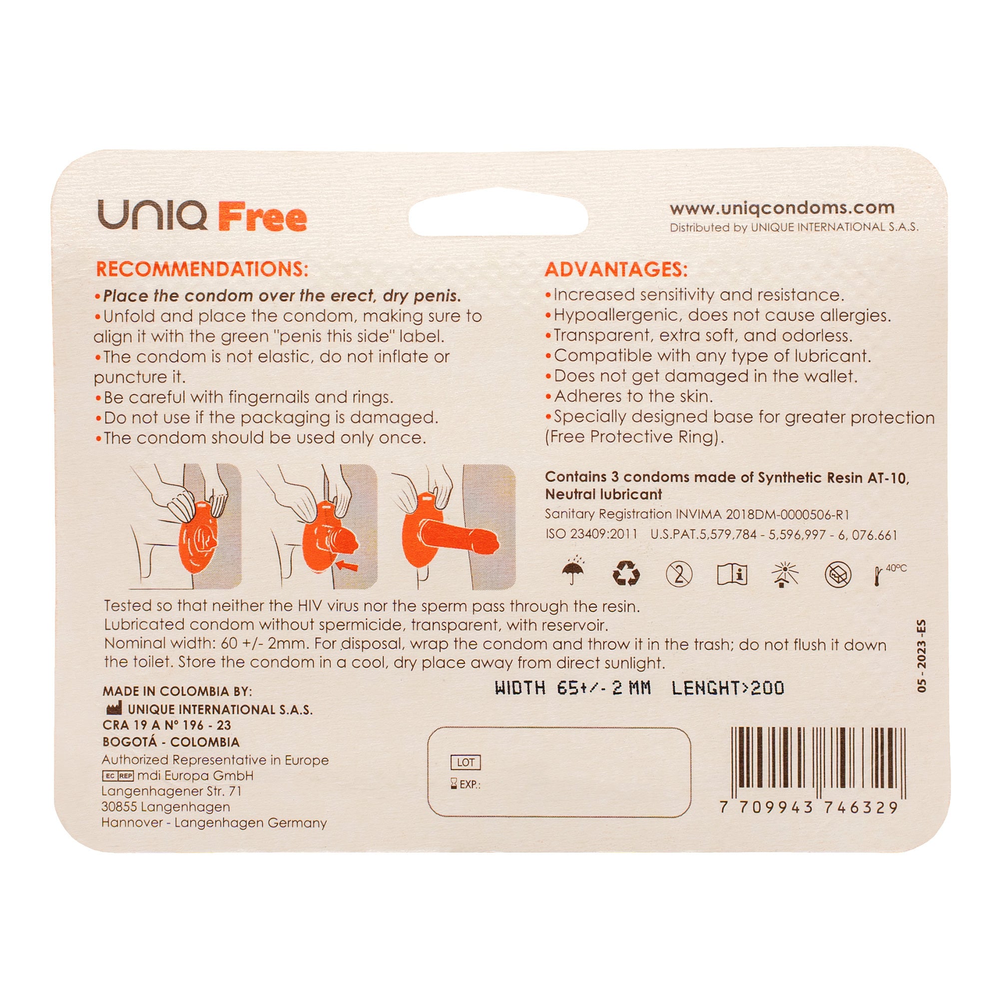 Uniq Free Ajuste seguro Paquete de 3 Imagen secundaria del producto