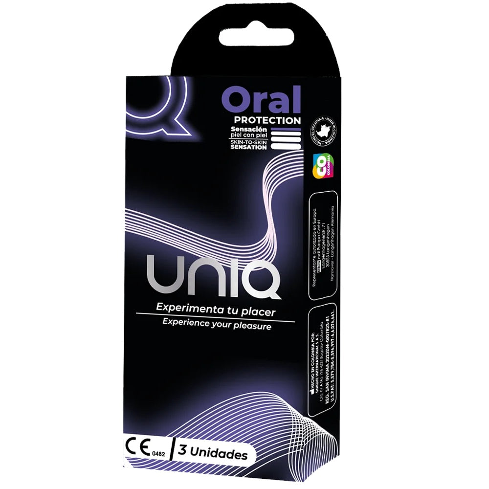 Uniq Oral Love Condoms Pack 3 Imagen principal del producto