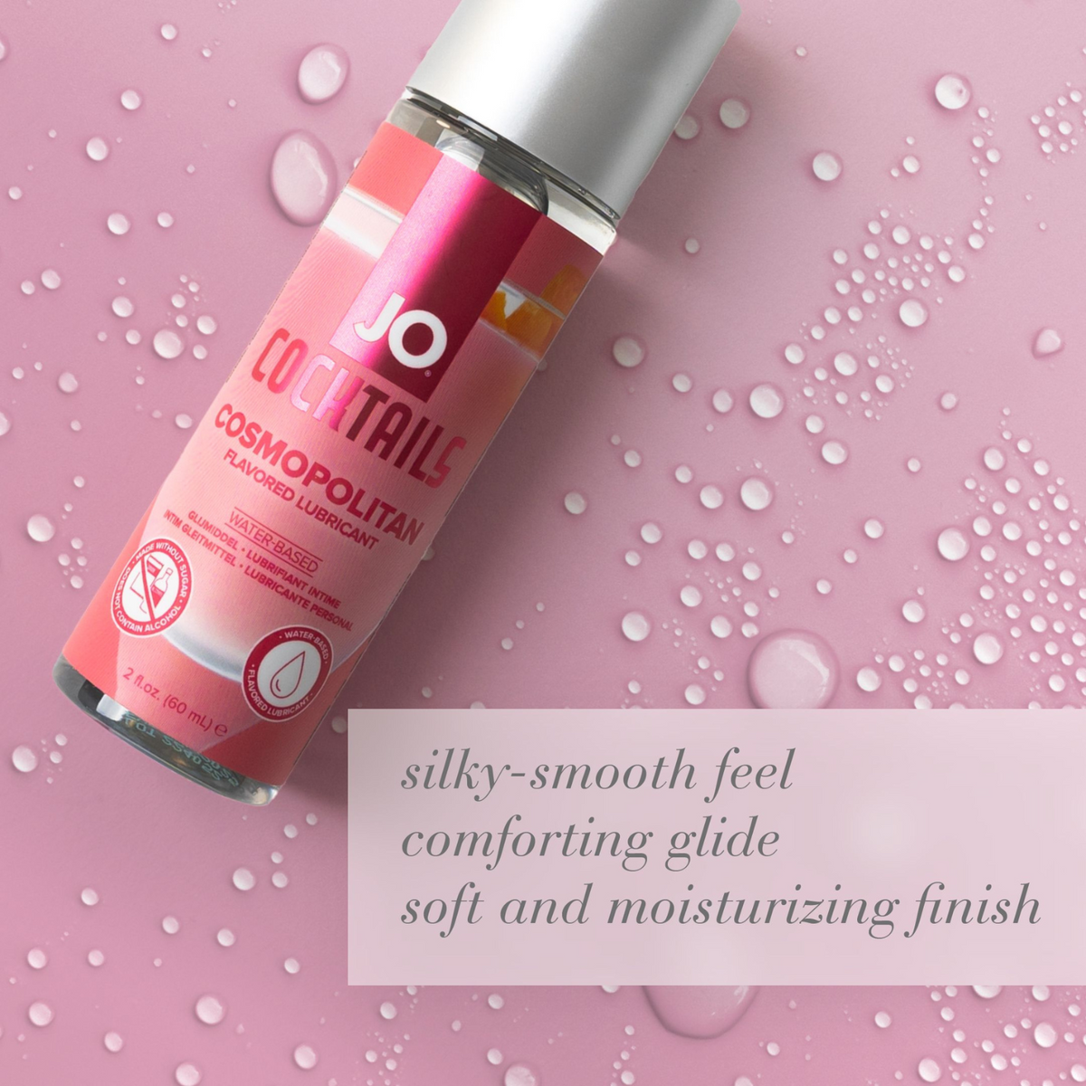 JO Cocktails Cosmopolitan Flavored Lube 2 fl oz - silky smooth