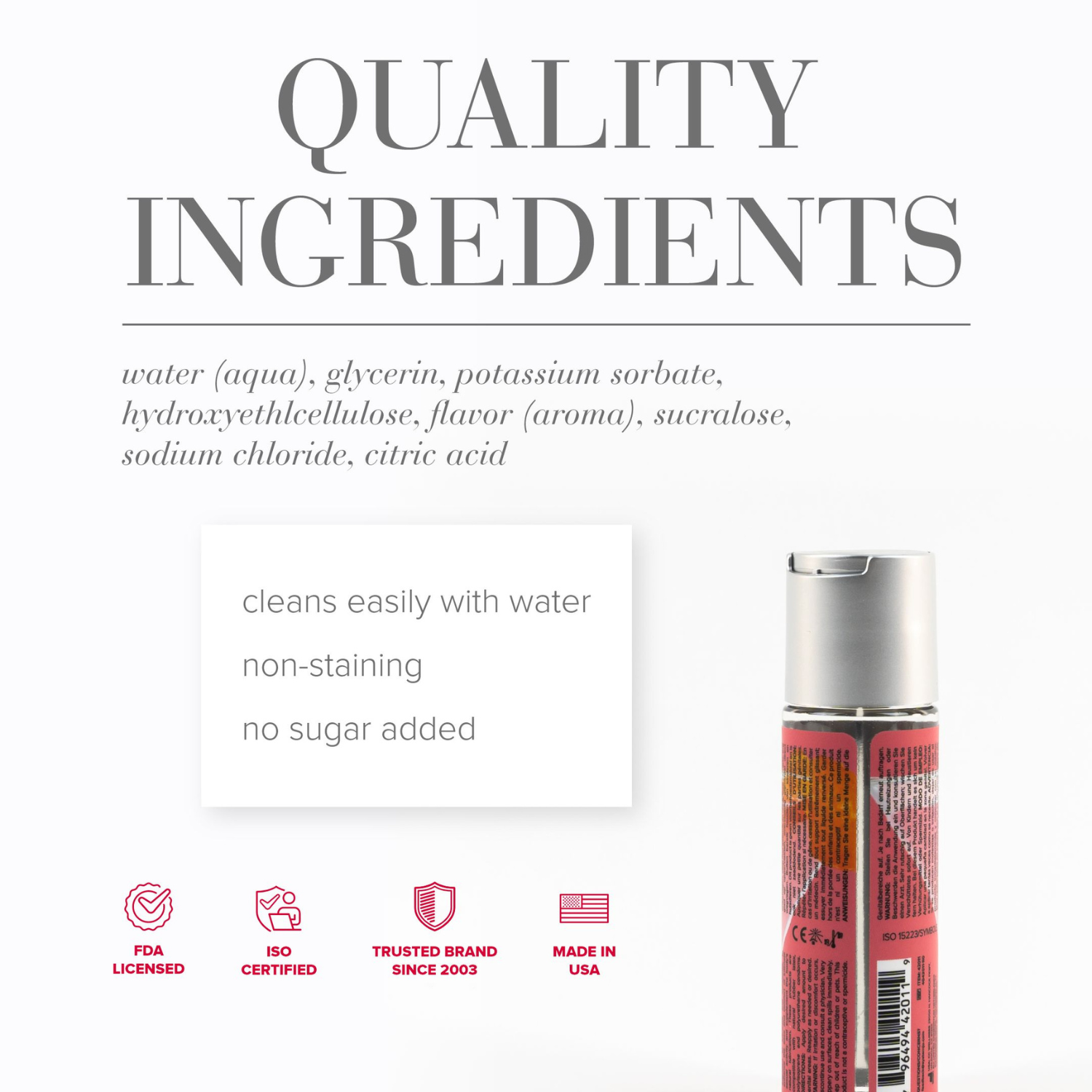 JO Cocktails Cosmopolitan Lubricante con sabor 2 fl oz Imagen secundaria del producto