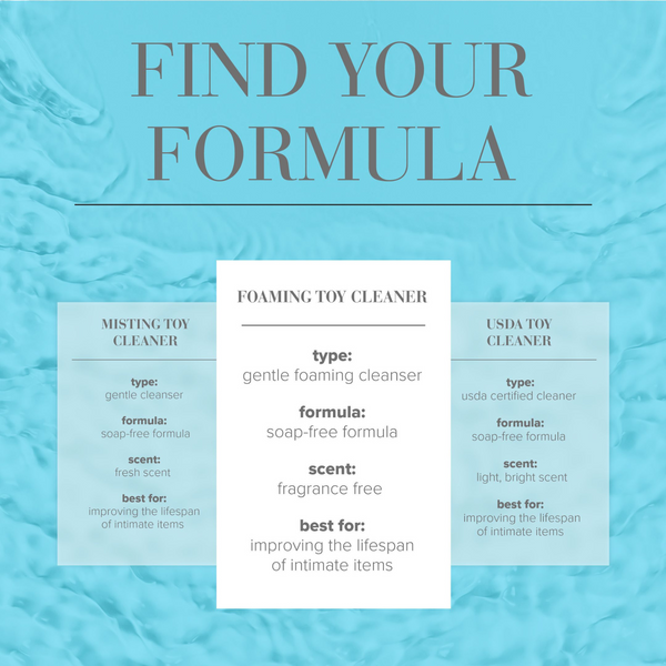 JO Refresh Foaming Toy Cleaner Fragrance Free - formula