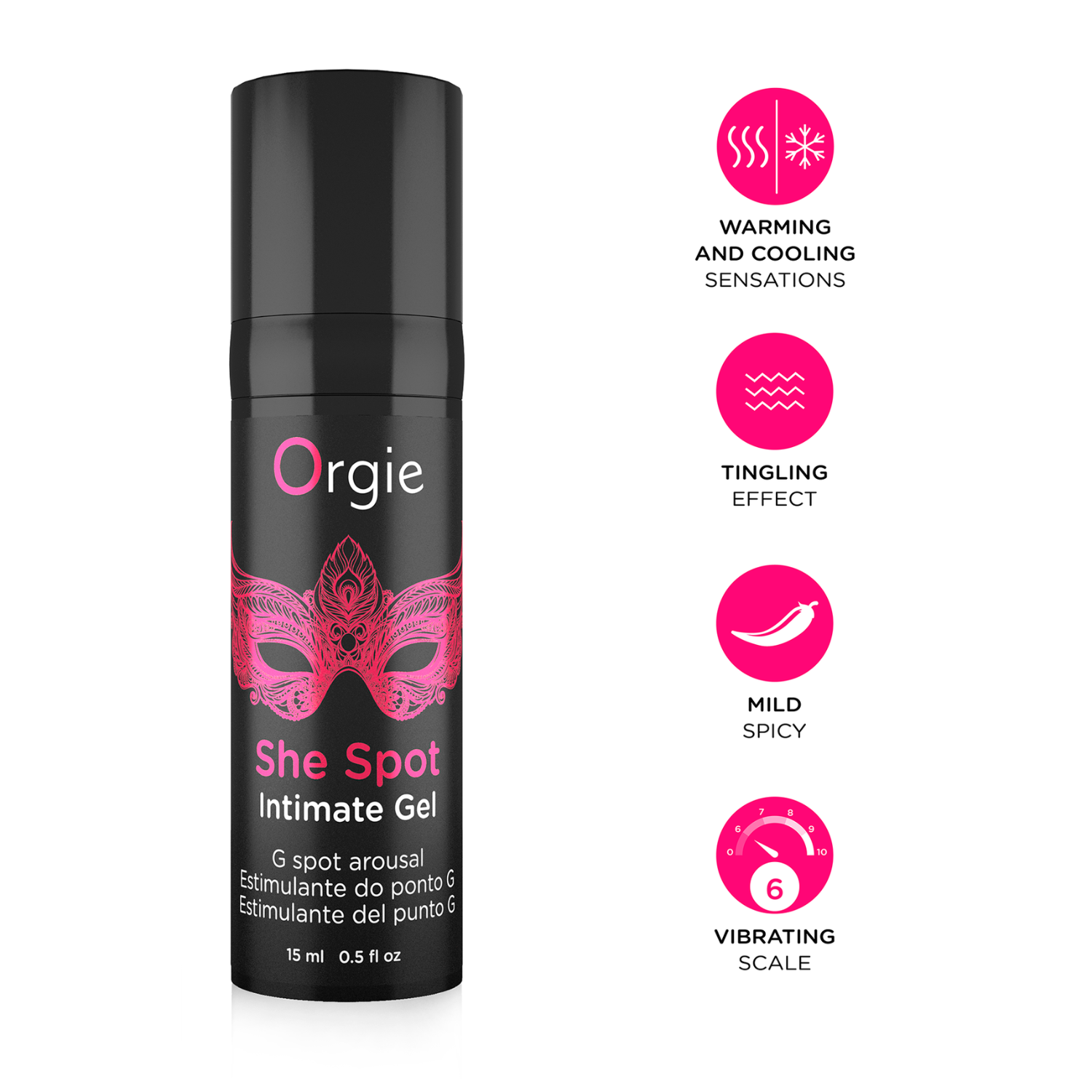 Orgie She Gel Intimo Antimanchas 15ml Imagen secundaria del producto