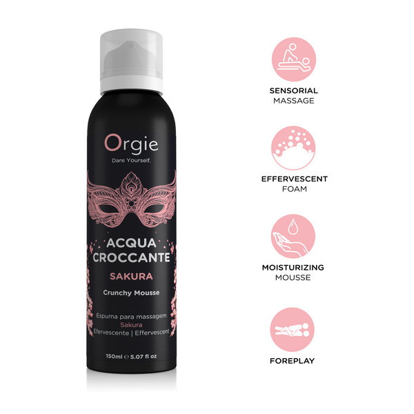 Orgie Acqua Croccante Sakura Crunchy Mousse 150ml 
