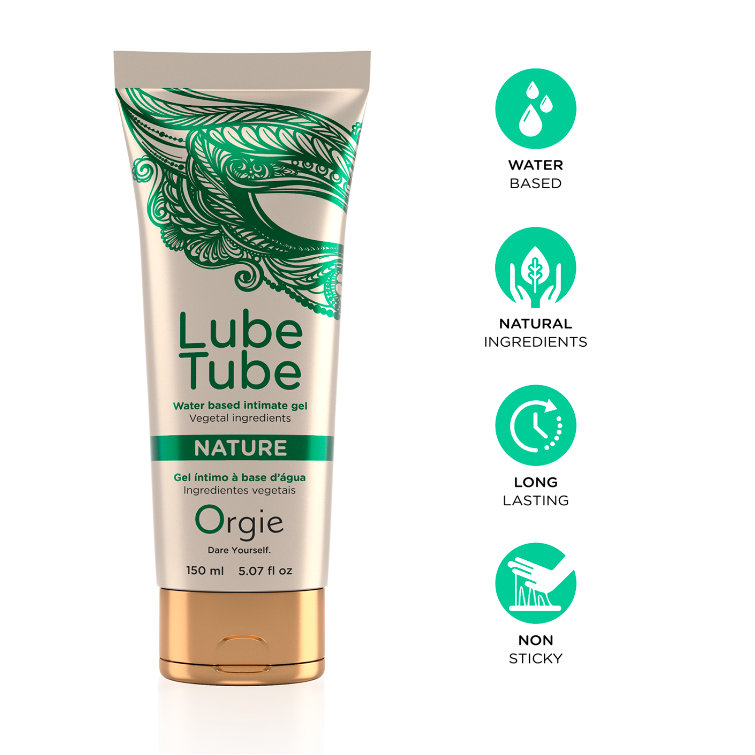 Tubo Lubricante Orgie Nature 150ml Imagen secundaria del producto