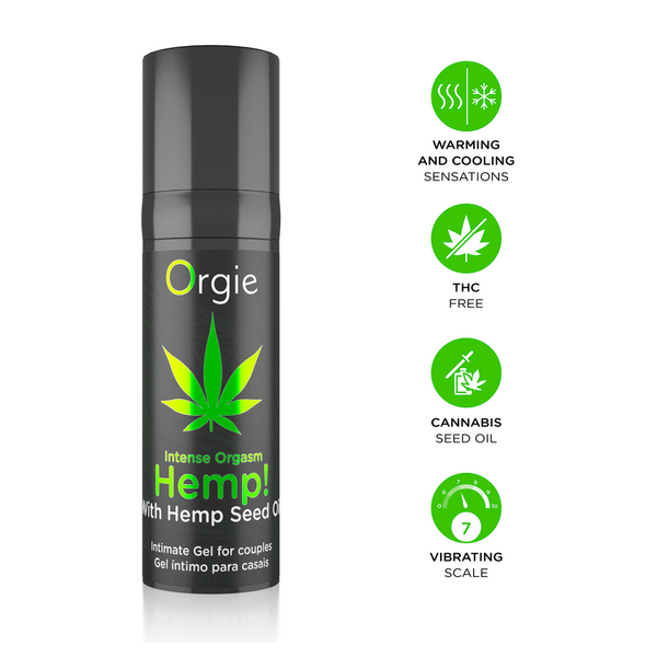 Orgie Intense Orgasm Hemp! Stimulating Gel 15ml