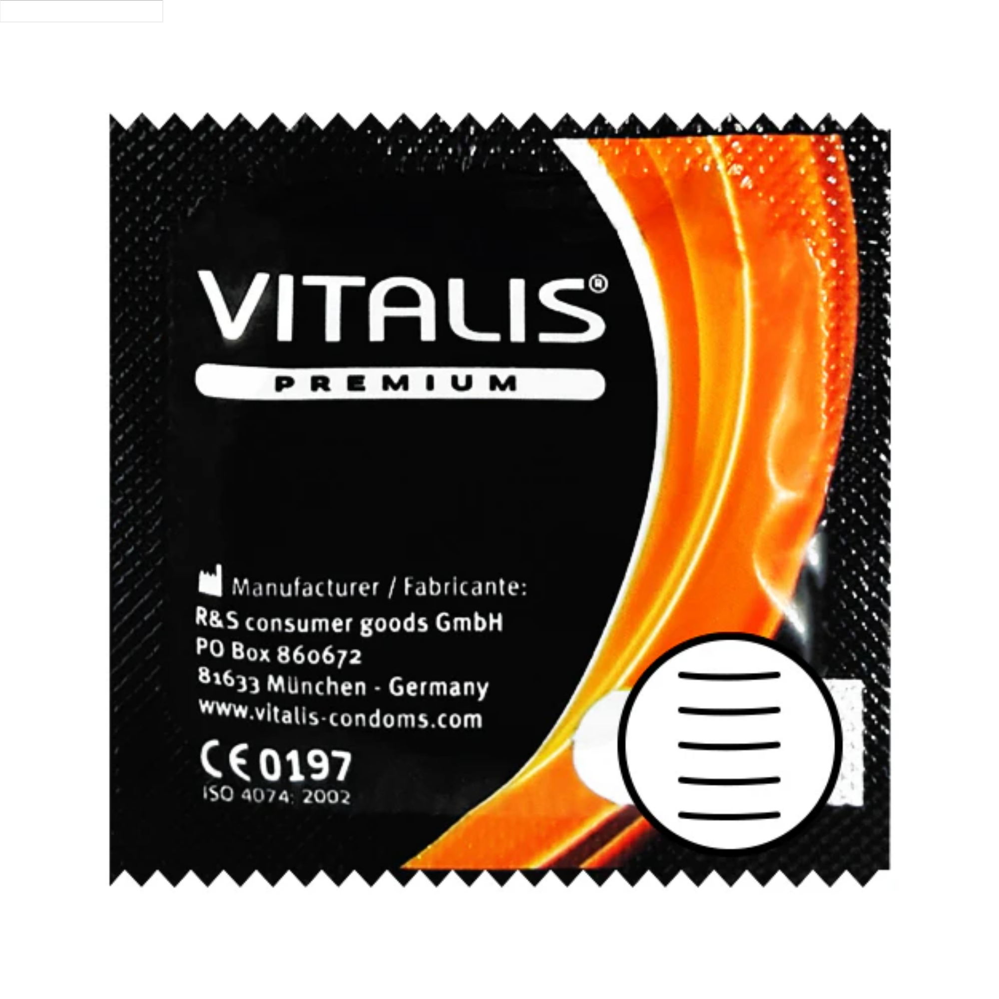Vitalis Ribbed Paquete de 12 Imagen secundaria del producto