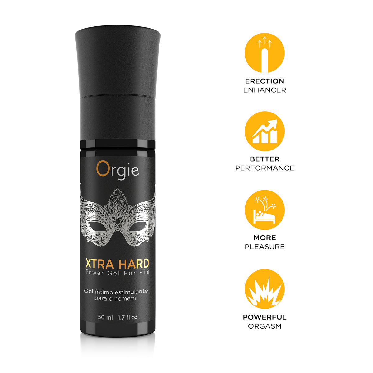 Orgie Xtra Hard Power Gel for Him 1.7 fl.oz