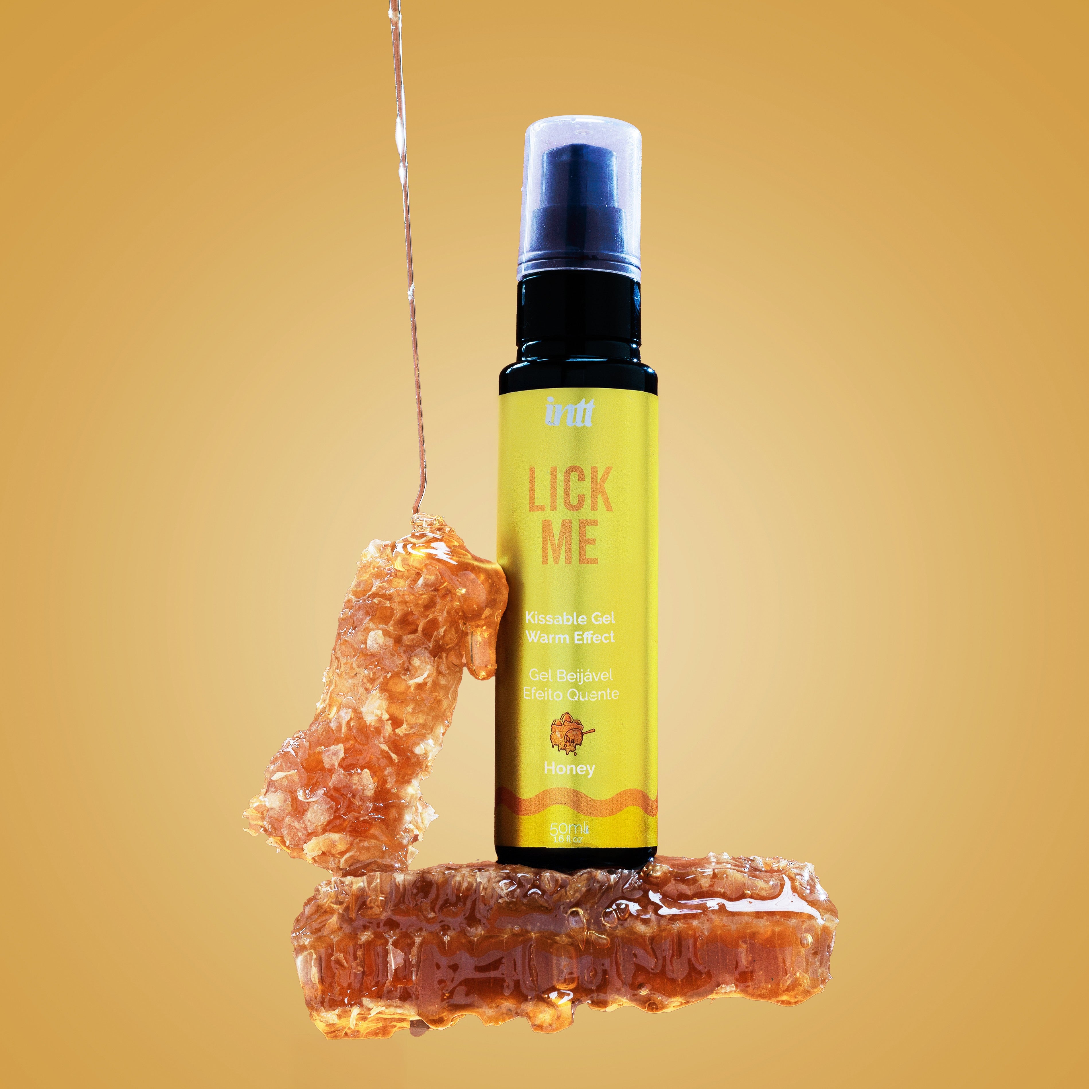 intt Gel de calentamiento de miel Lick Me 47 ml Imagen secundaria del producto