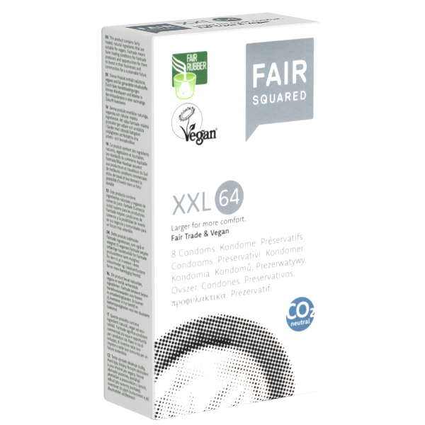 Fair Squared XXL 64 Box 8 | WorldCondoms Imagen principal del producto