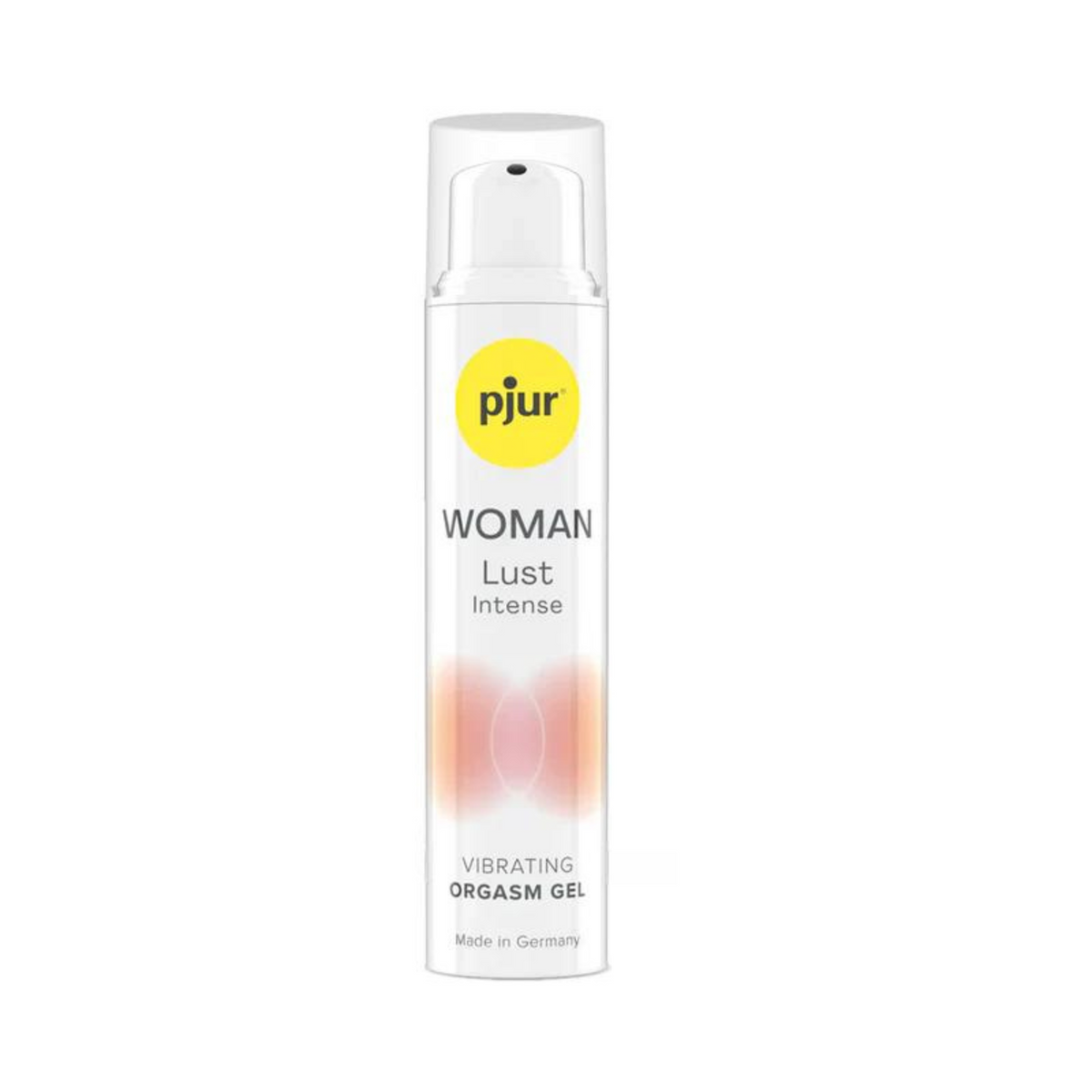 pjur Woman Lust Intense vibrating orgasm gel in white background. Imagen principal del producto