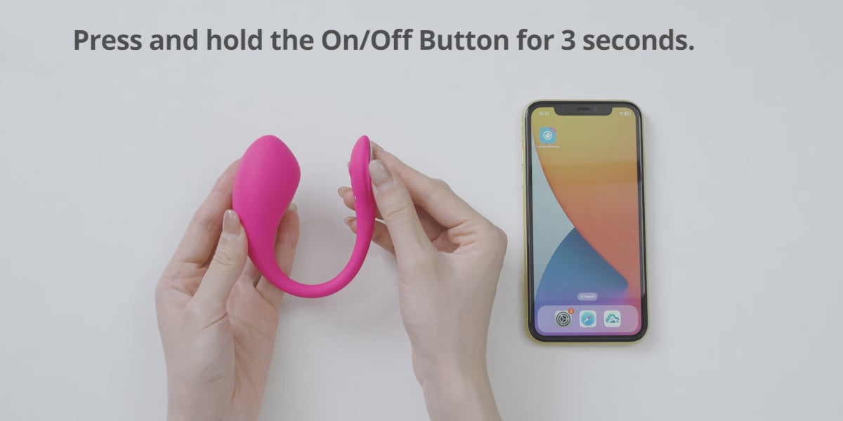 A video of Lovense Lush 4 Bluetooth App-Controlled G-Spot Egg Vibrator usage.