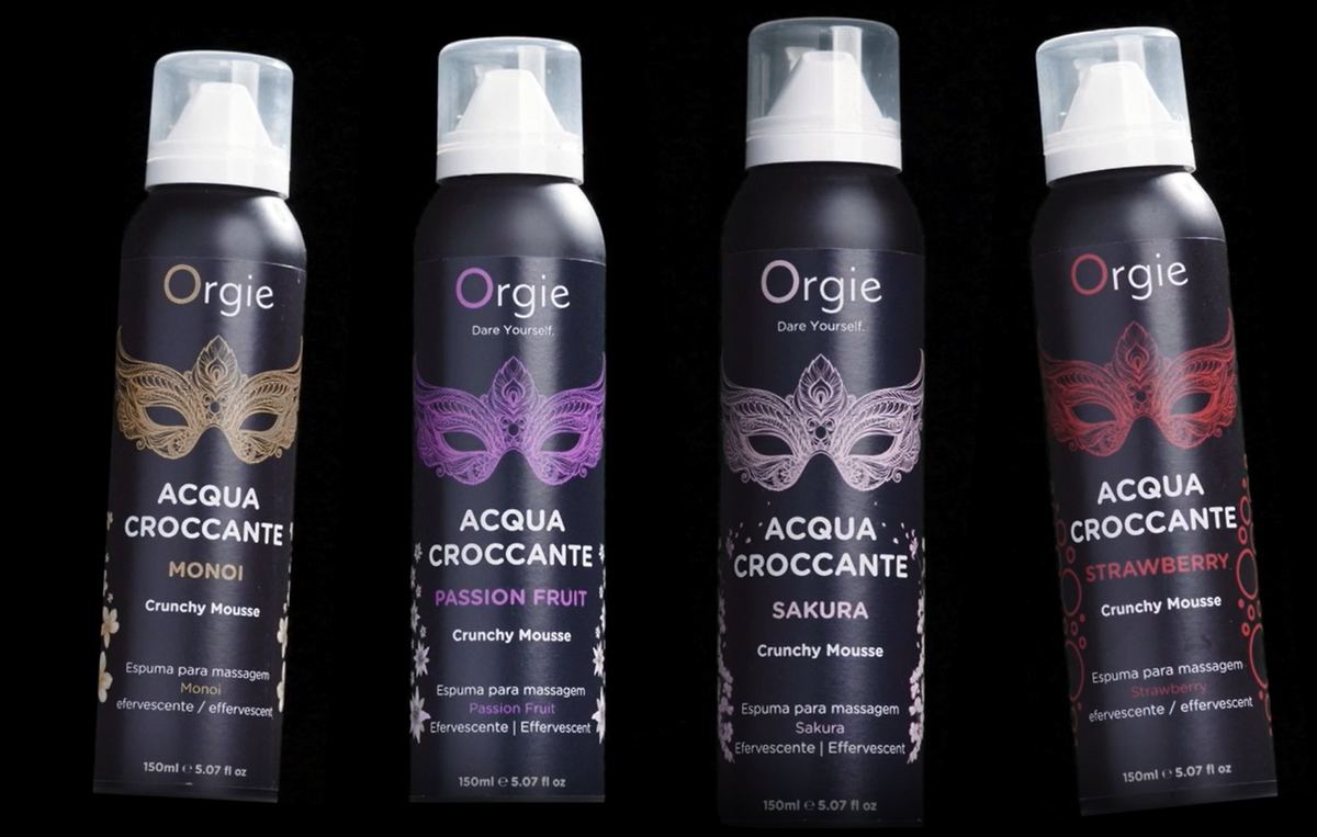 Orgie Acqua Croccante Strawberry Crunchy Mousse 150ml