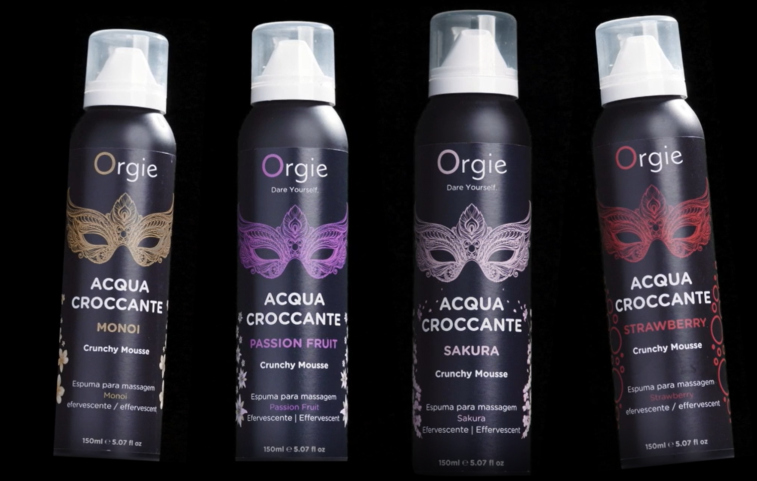 Orgie Acqua Croccante Strawberry Crunchy Mousse 150ml