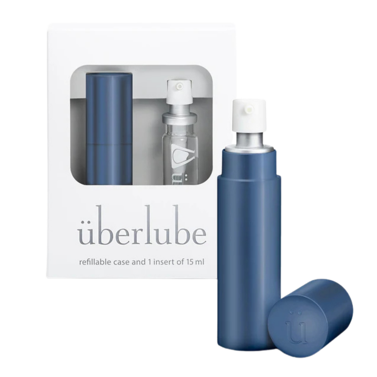 Estuche recargable überlube y 1 recambio de 15ml