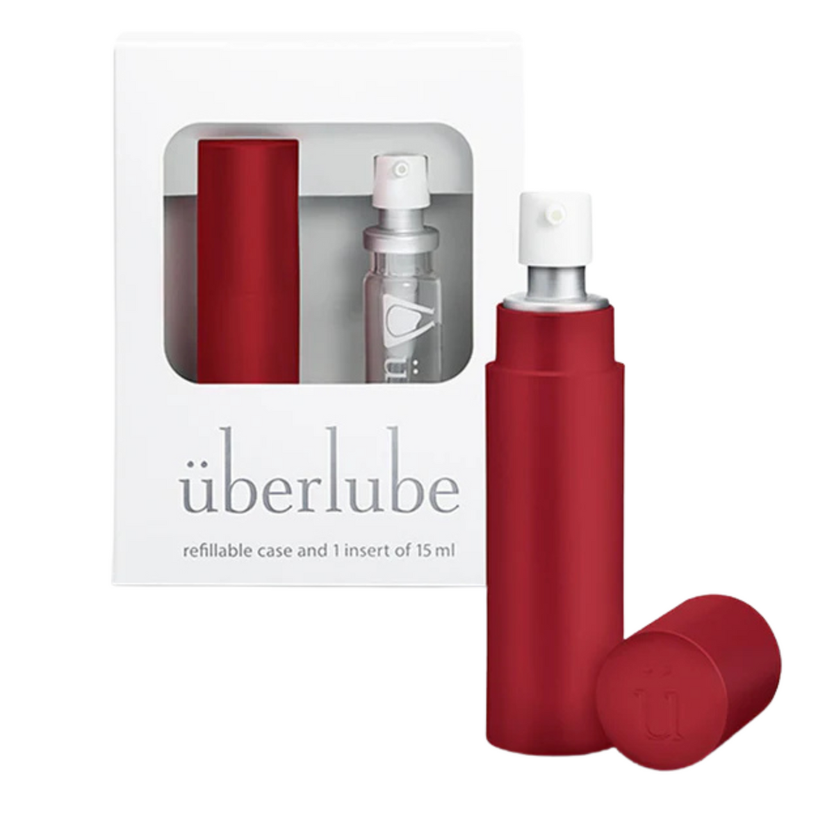 Estuche recargable überlube y 1 recambio de 15ml