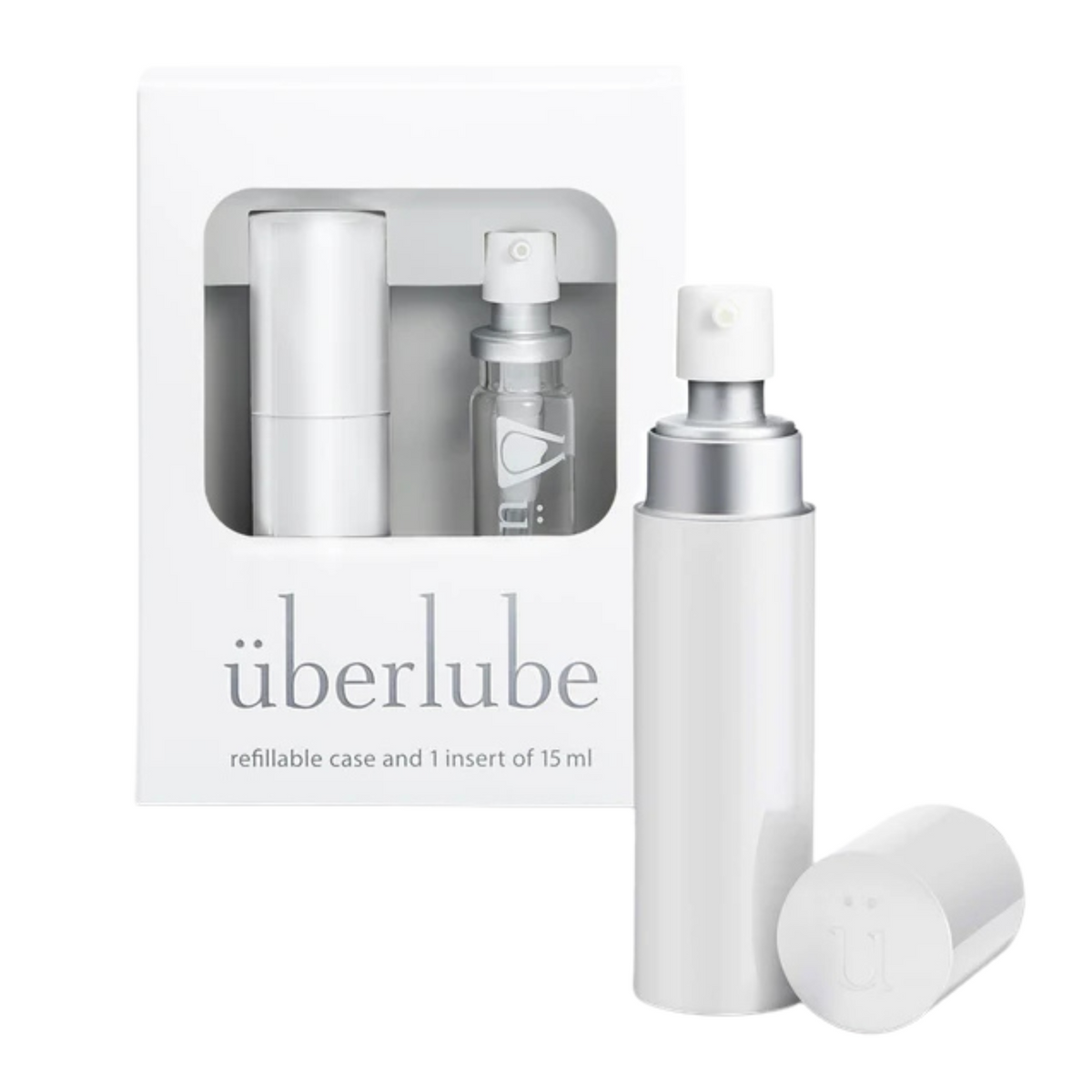 Estuche recargable überlube y 1 recambio de 15ml