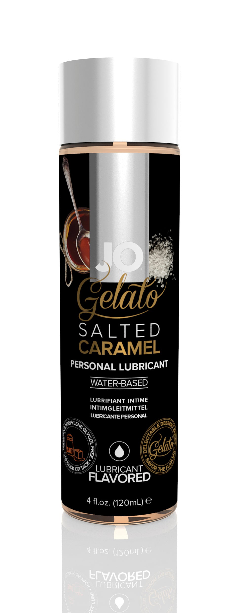 JO Gelato Salted Caramel Lubricant Water-Based 4 fl oz