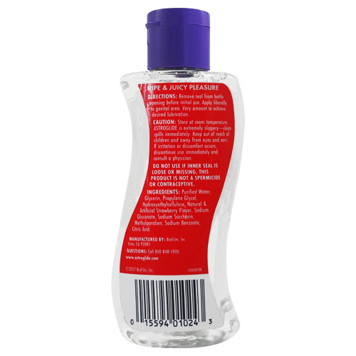 Astroglide Sensual Strawberry lubricant back