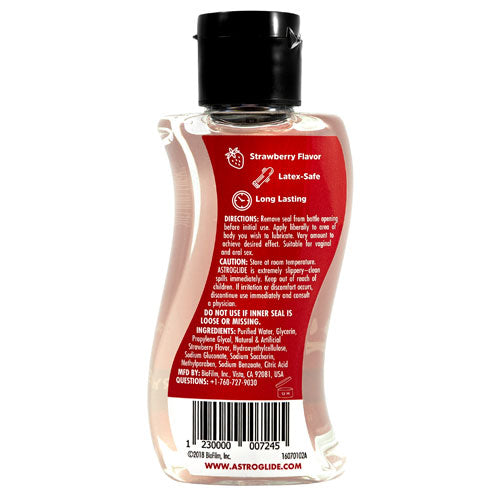 Astroglide Strawberry Liquid 120ml Imagen secundaria del producto