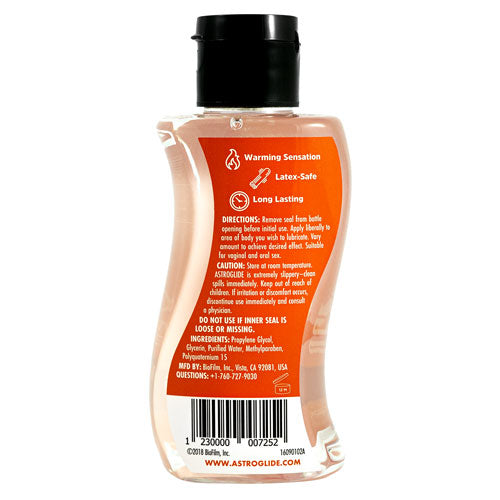 Astroglide Warming Liquid 120ml Imagen secundaria del producto