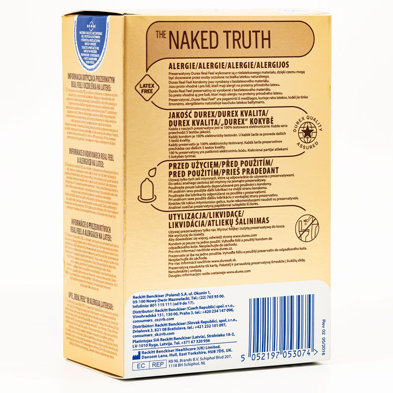 Durex RealFeel Paquete de 16 Imagen secundaria del producto