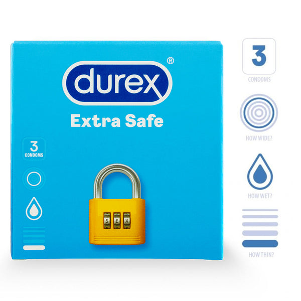 Durex Extra Safe Paquete de 3