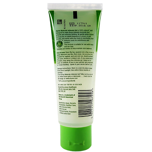 durex naturals intimate gel 100ml 