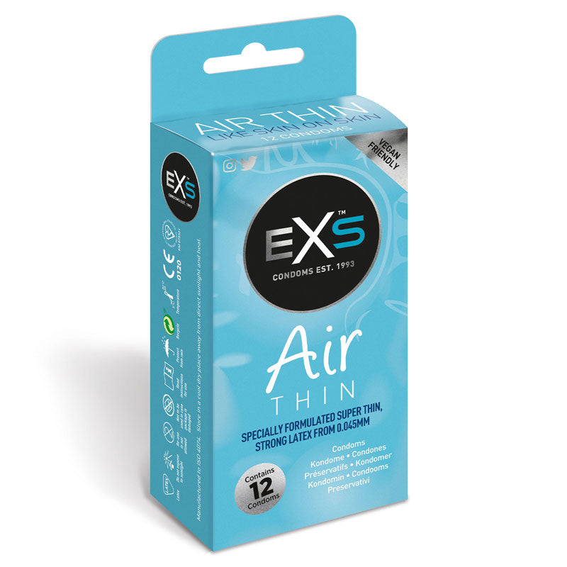EXS Air Thin Box 12 Front | WorldCondoms