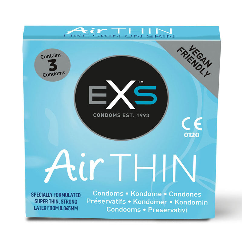 EXS Air Thin Box 3 Front | WorldCondoms Imagen principal del producto