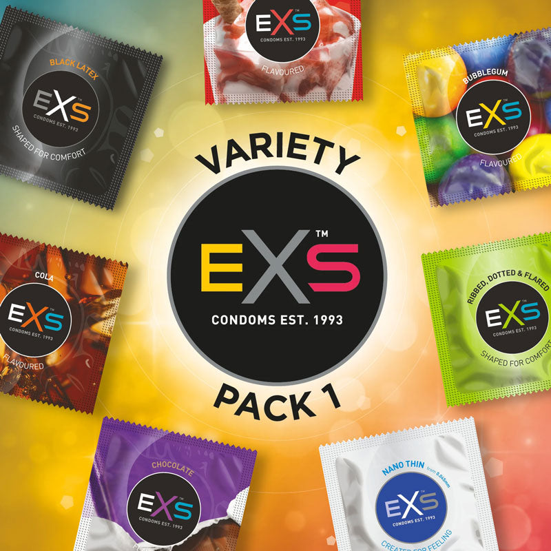 EXS Variety Pack 1 Front | WorldCondoms Imagen principal del producto