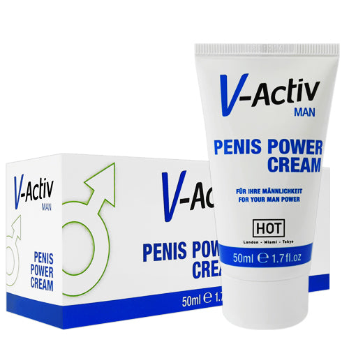 HOT V-Activ Man Penis Power Cream 50ml Imagen secundaria del producto