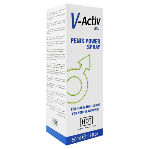 HOT V-Activ Man Penis Power Spray 50ml Imagen secundaria del producto