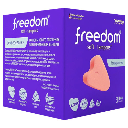 Freedom Soft-Tampons Normal Box 3 Imagen principal del producto