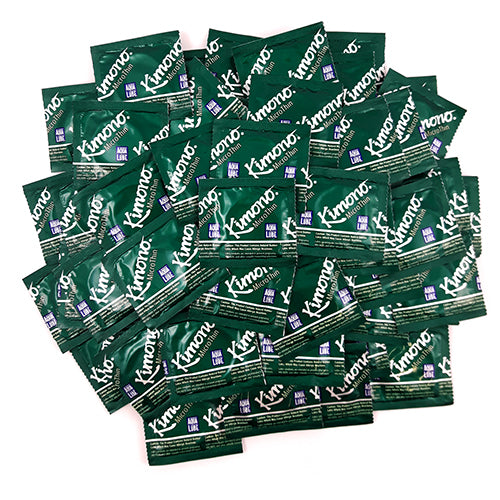 kimono microthin with aqua lube condoms 