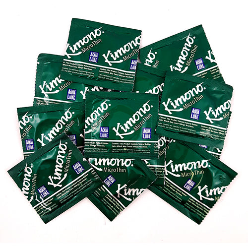 kimono microthin with aqua lube condoms 24 PCS