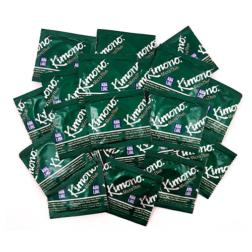 kimono microthin with aqua lube condoms 50 PCS