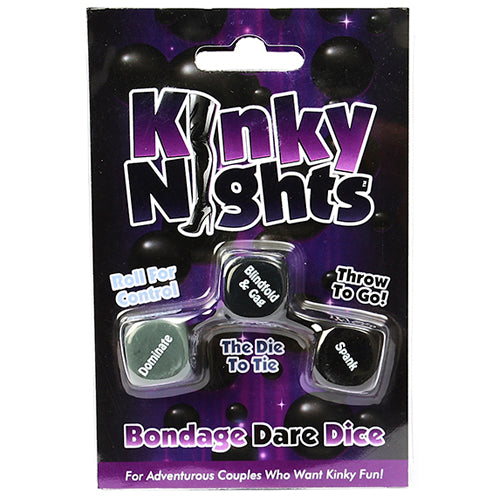 Kinky Nights Bondage Dare Dice Game front Imagen principal del producto