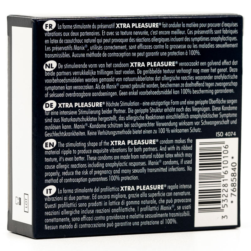 Mates Xtra Pleasure Paquete de 3 Imagen secundaria del producto