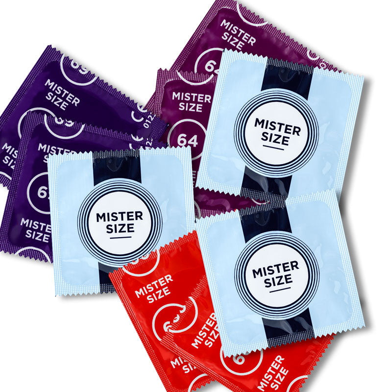 Mister Size Muestra de condones grandes 3 x paquete de 3