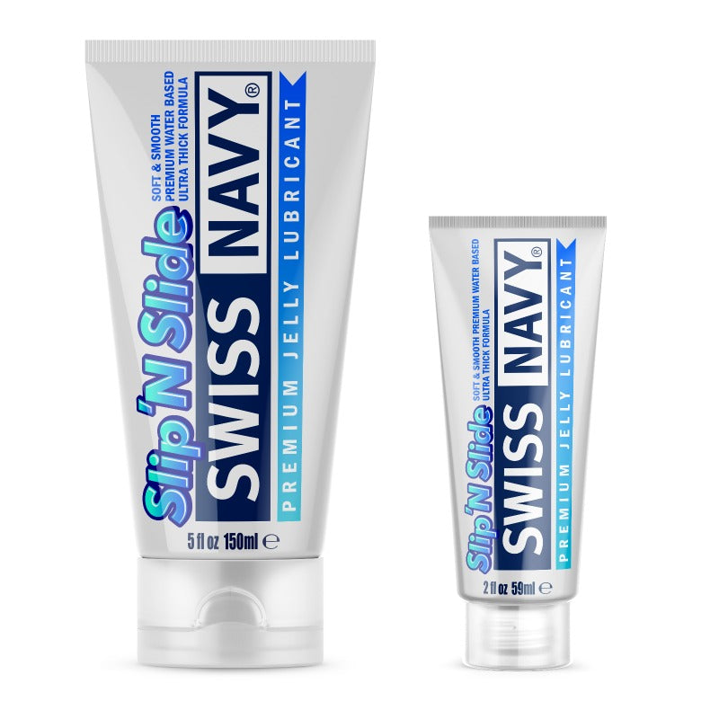 Swiss Navy Slip'N Slide Premium Jelly Lubricant 150 ml and 59 ml Imagen principal del producto