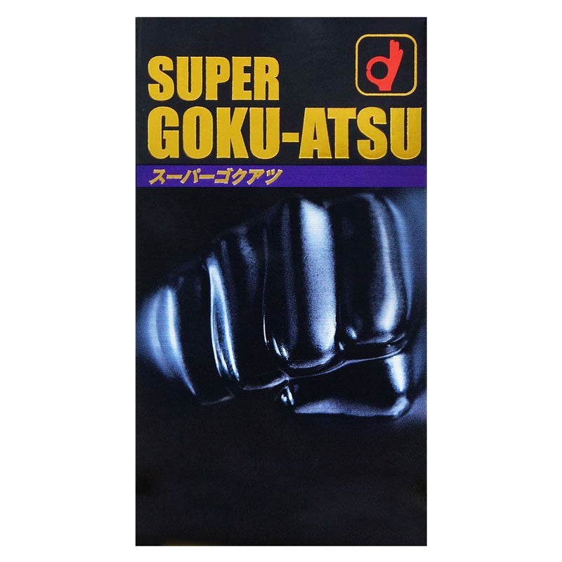 Okamoto Super Goku-Atsu Negro Paquete de 10