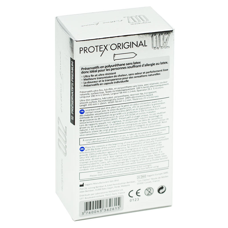 Protex Original Ultra Thin 002 Paquete de 12 Imagen secundaria del producto