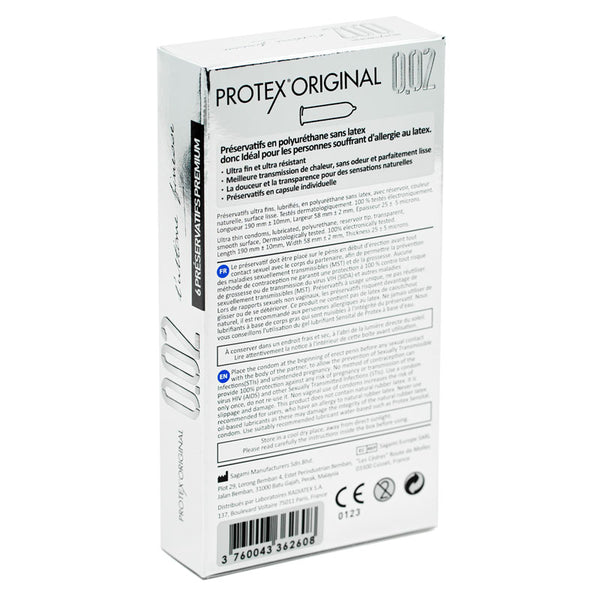 Protex Original Ultra Thin 002 paquete de 6