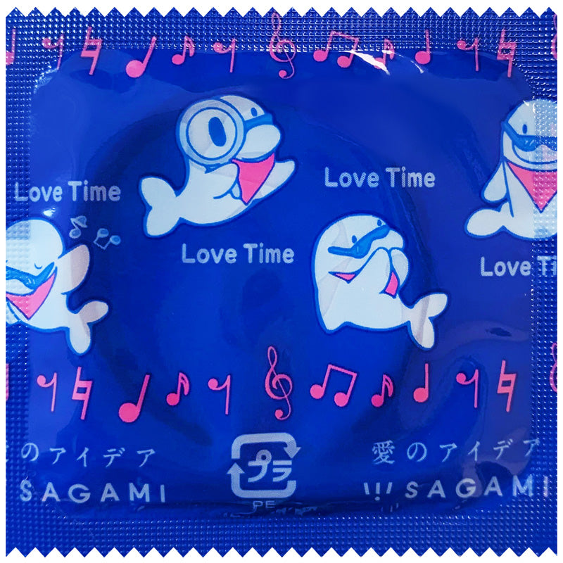 Sagami Love Time Thin 0.04mm Pink Color Condoms